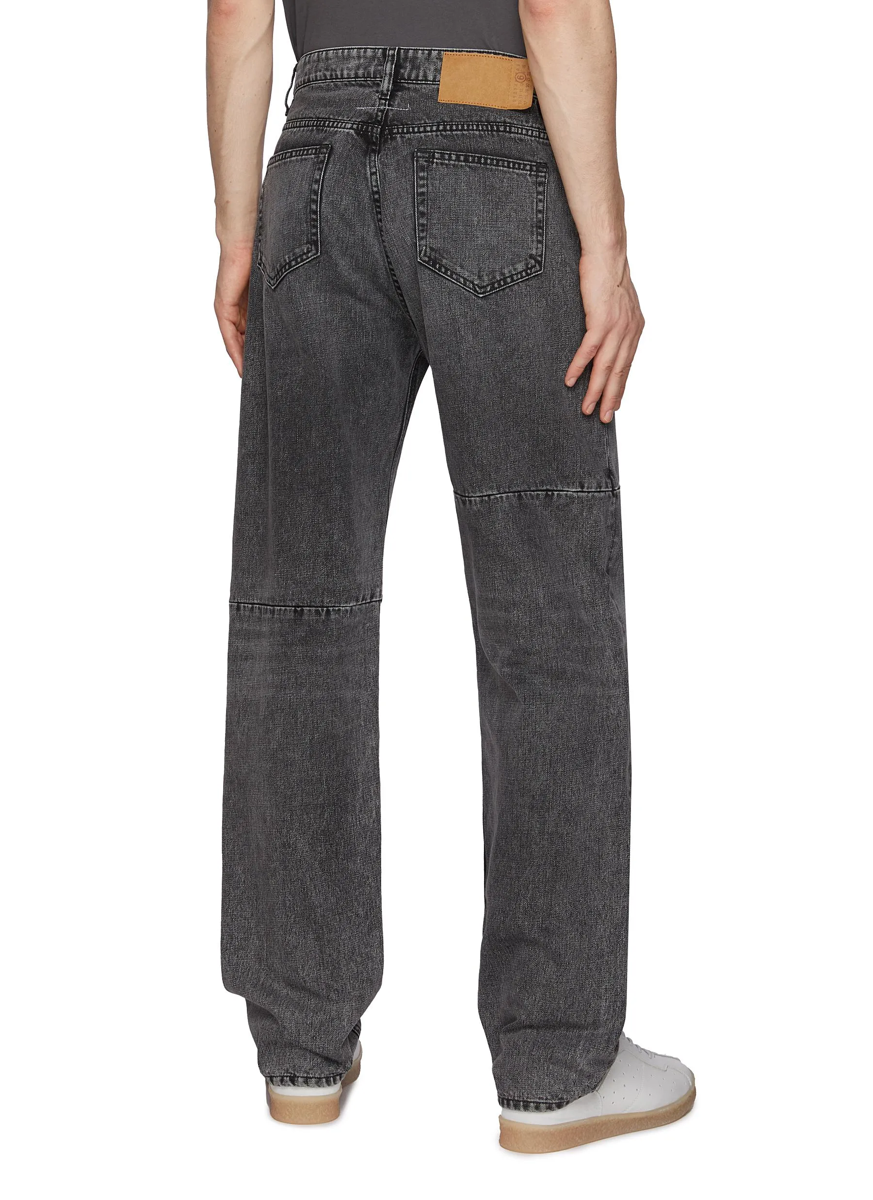 -----------MM6 MAISON MARGIELA  ---- ------------ ----Five Pockets Cotton Straight Leg Jeans --