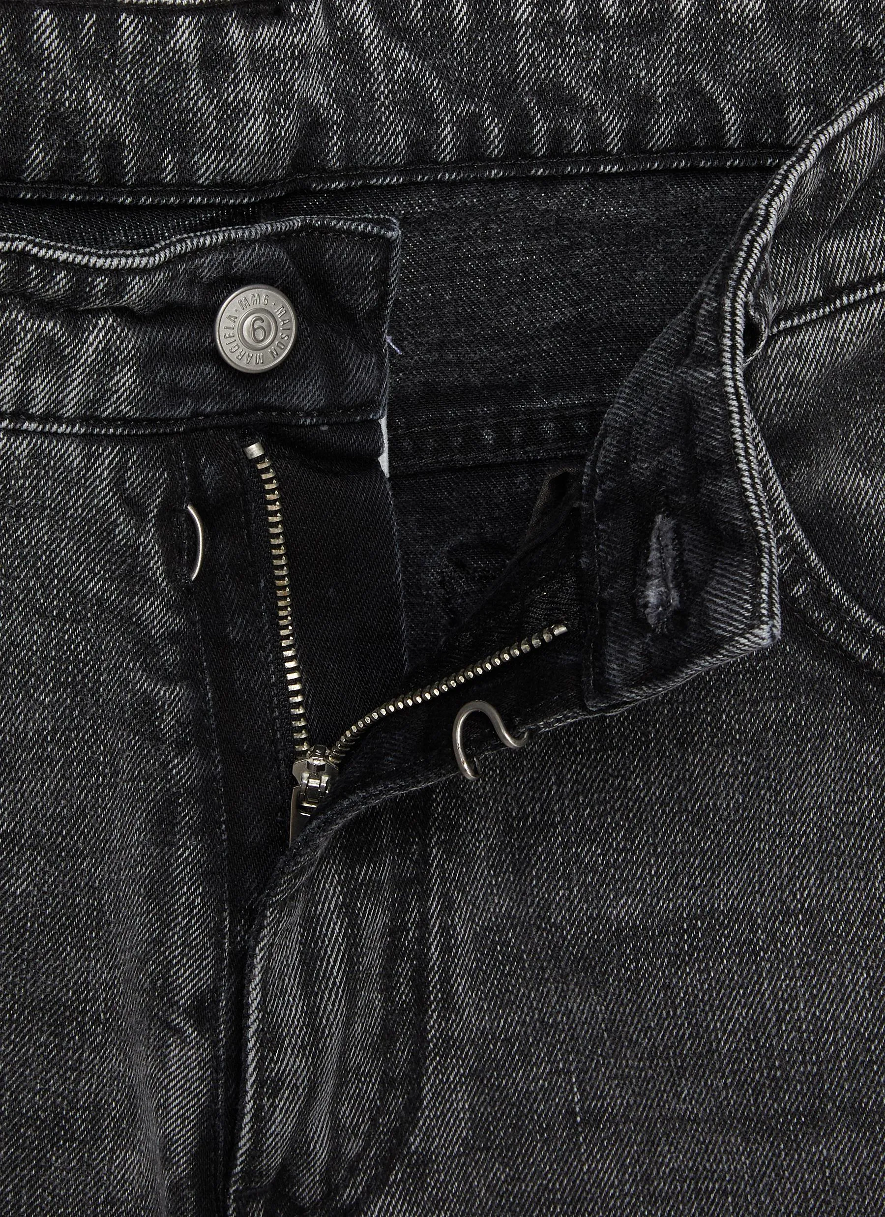 -----------MM6 MAISON MARGIELA  ---- ------------ ----Five Pockets Cotton Straight Leg Jeans --