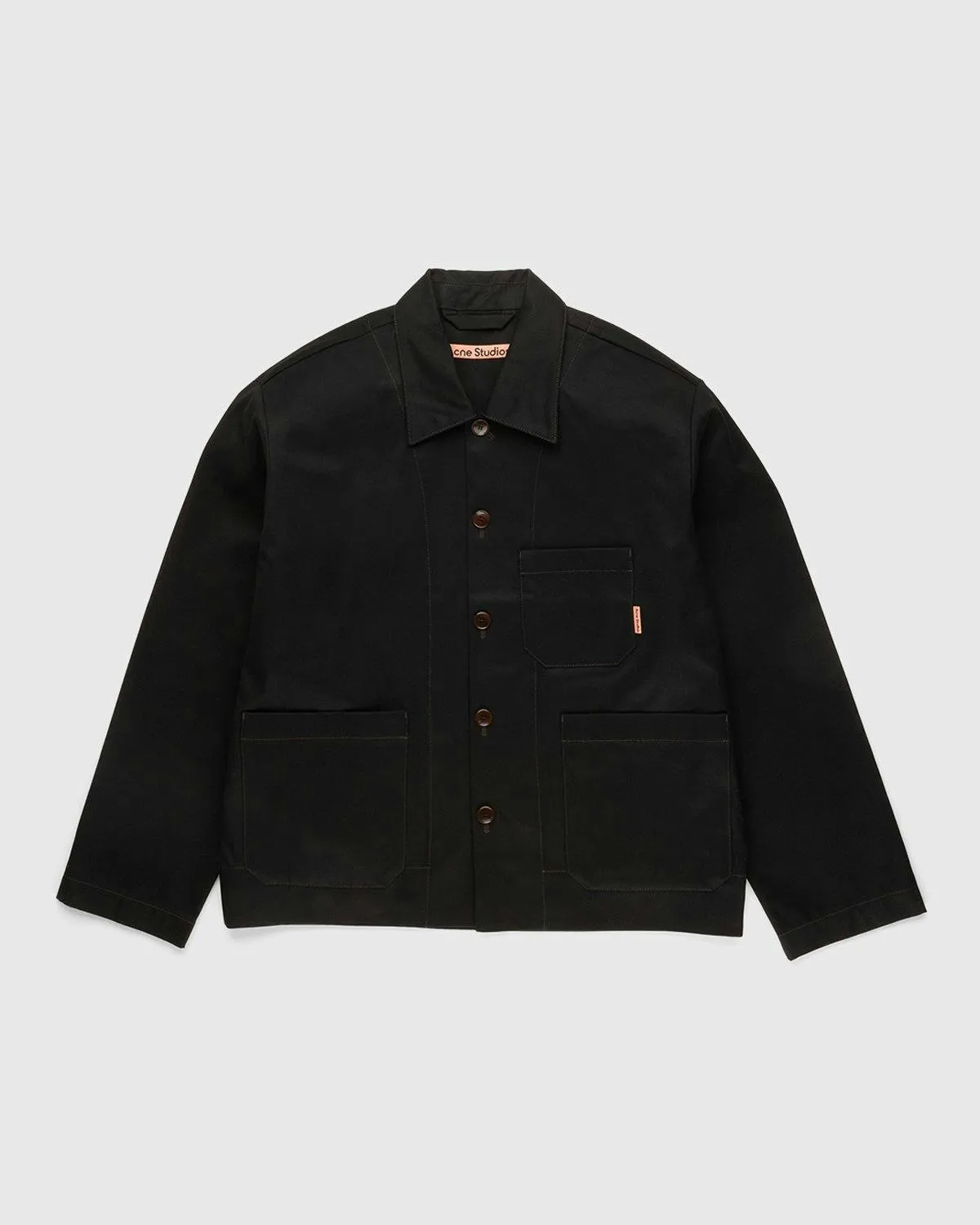 Acne Studios – Cotton Twill Jacket Black | Highsnobiety Shop