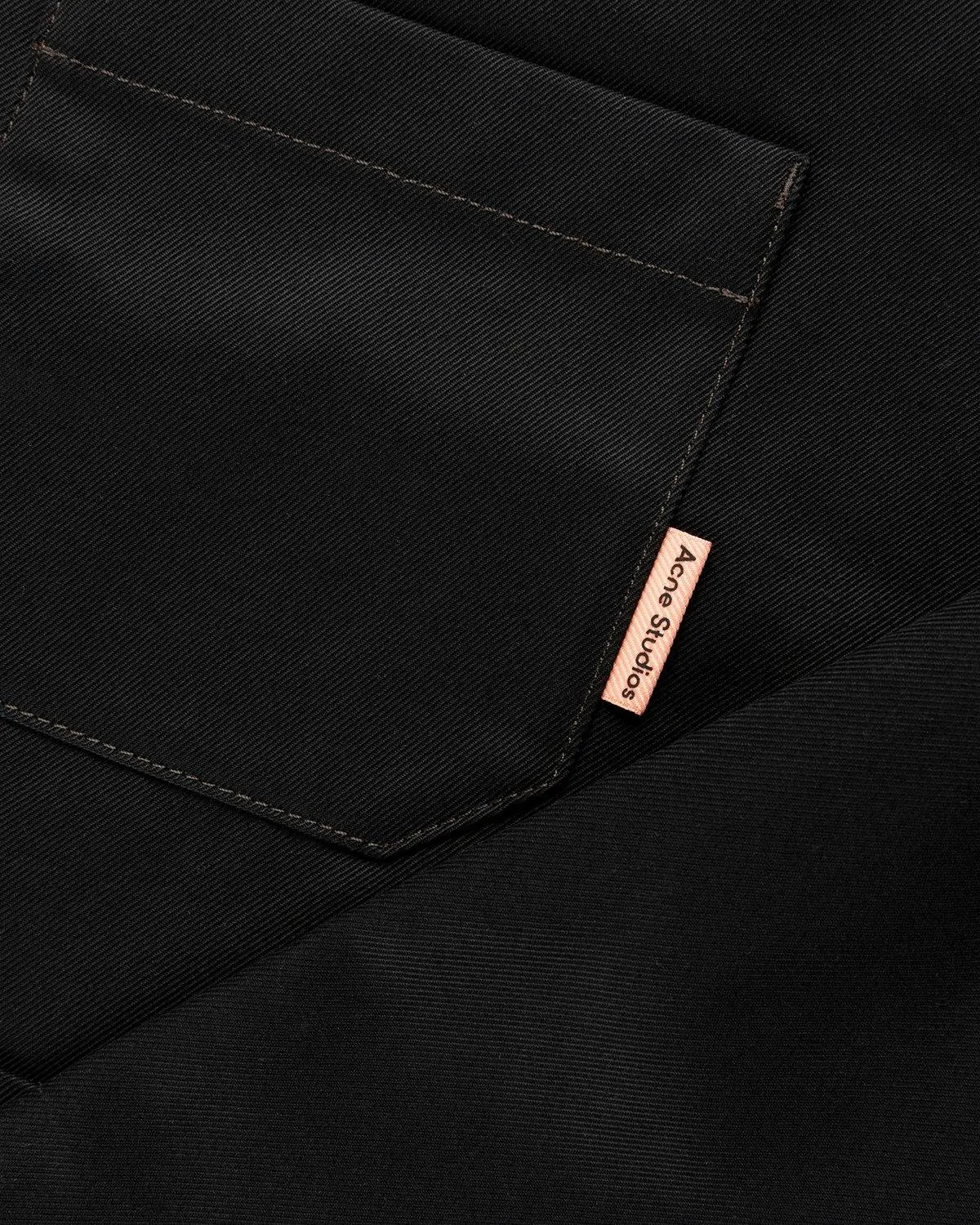 Acne Studios – Cotton Twill Jacket Black | Highsnobiety Shop