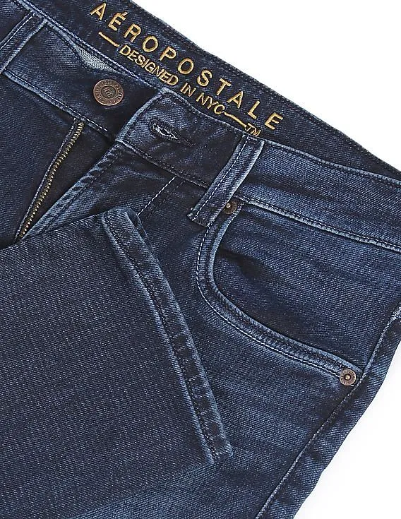 Aeropostale Men Blue Slim Fit Stone Wash Jeans