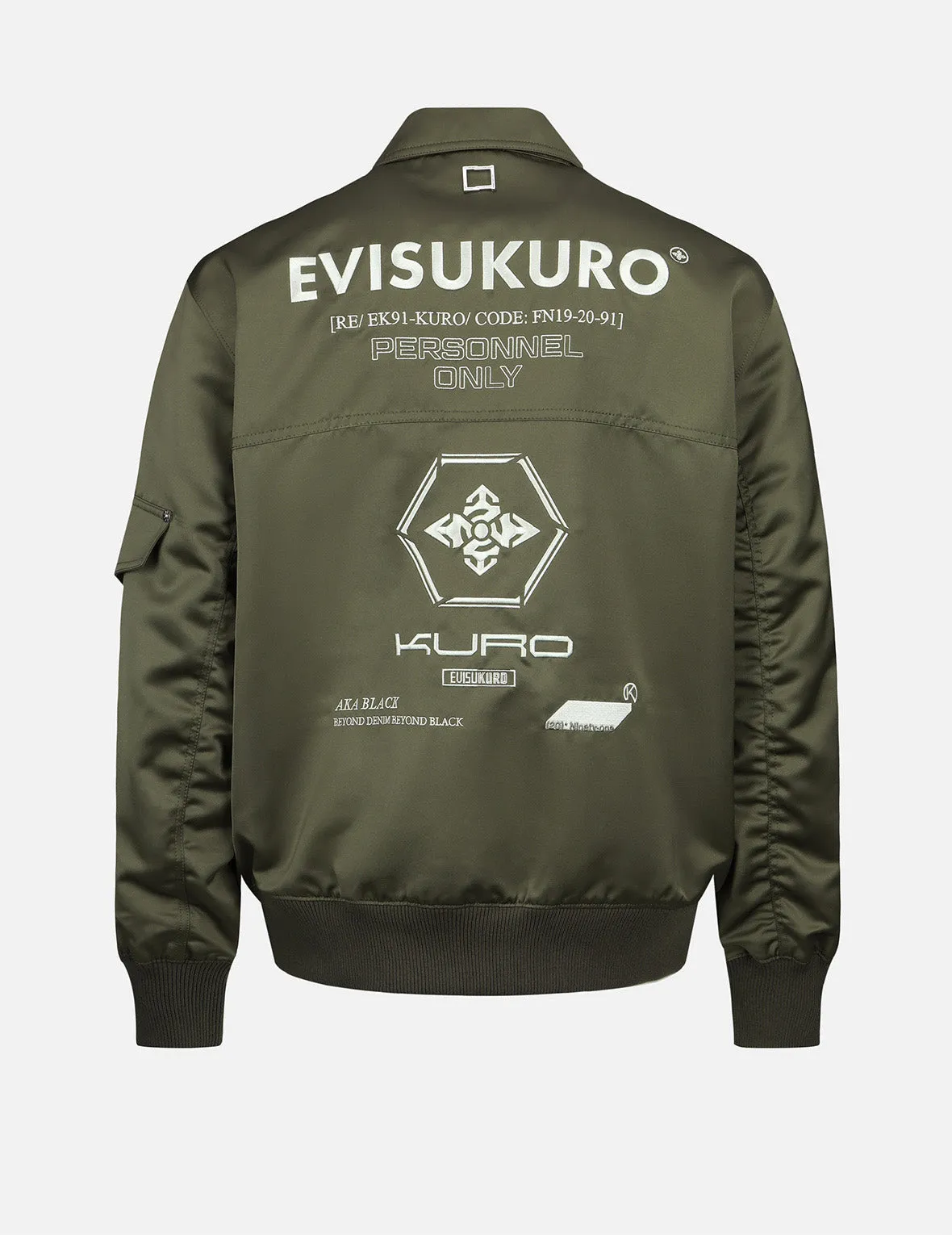 Allover Logo Print Bomber Jacket