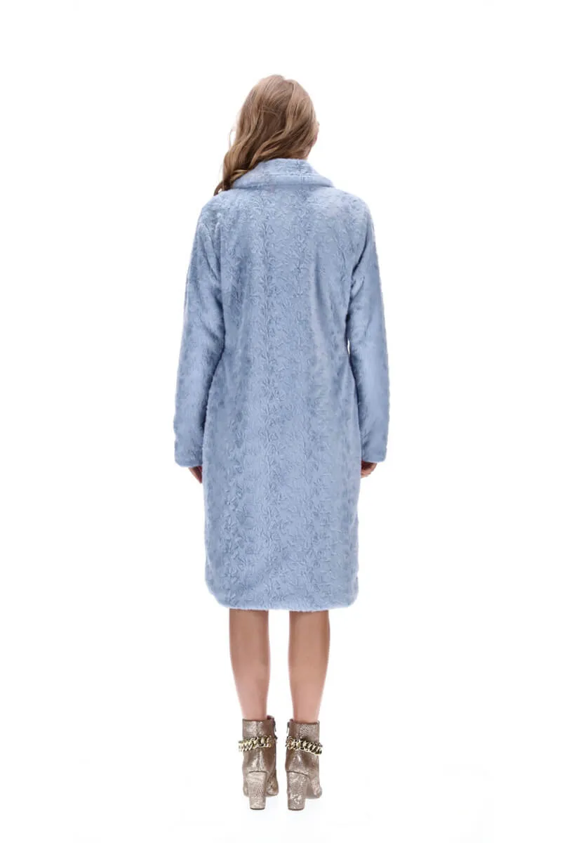 Augustine Bobbie Coat Dusty Blue