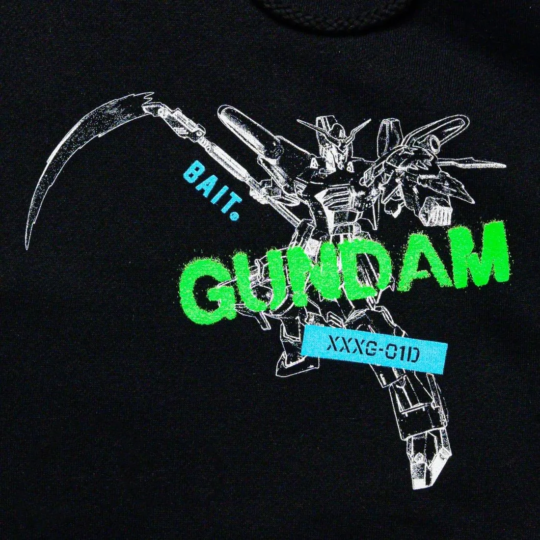 BAIT x Gundam Universe Men Deathscythe Hoody (black)