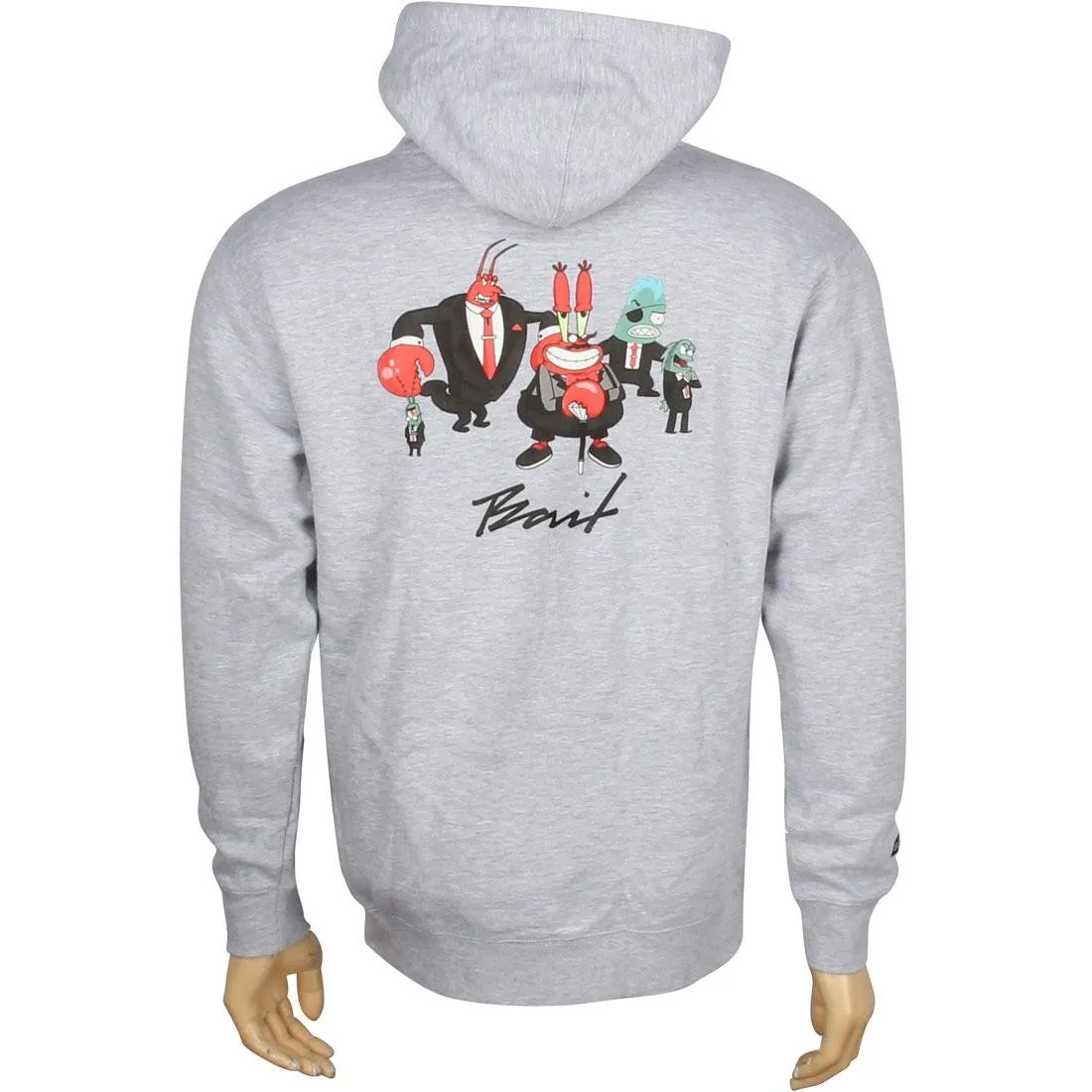 BAIT x SpongeBob Mr Krabs Pullover Hoody (gray)