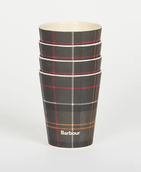 Barbour Set of 4 Bamboo Cups - Gillanders.ie Town & Country Clothing