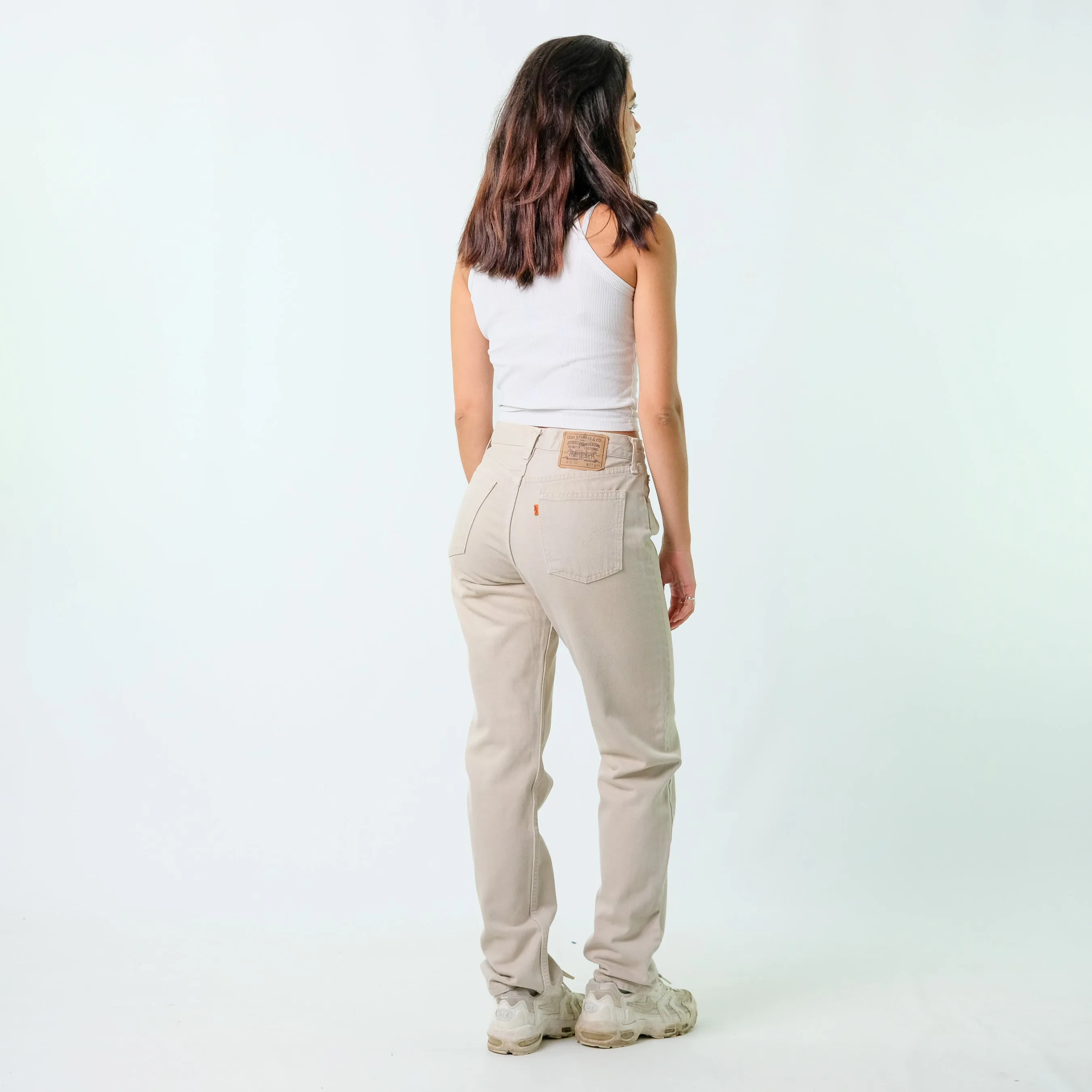 Beige y2ks Levi's Denim Jeans Baggy Pants (31x34)