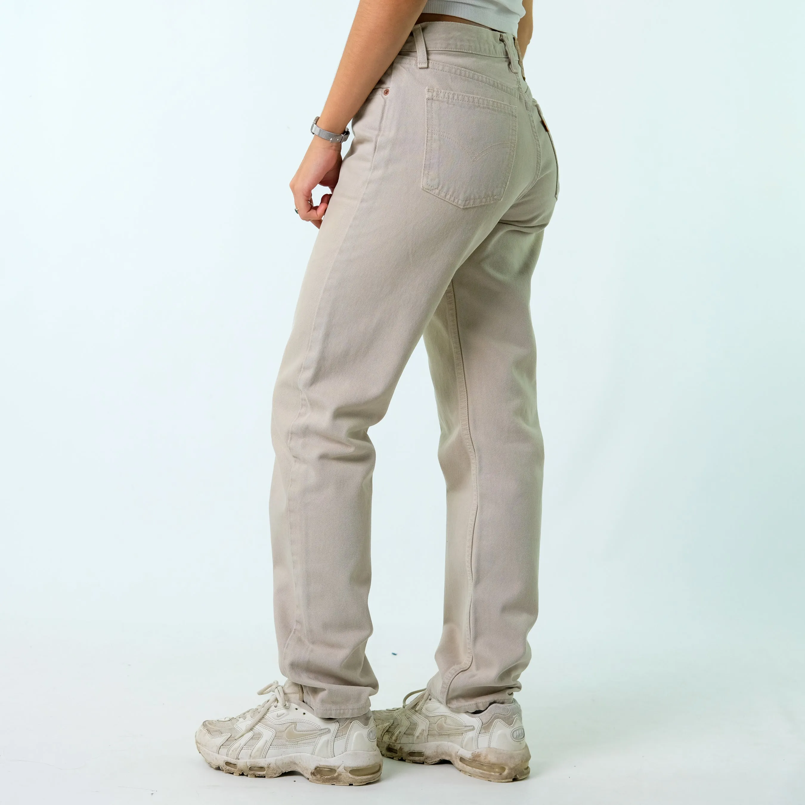 Beige y2ks Levi's Denim Jeans Baggy Pants (31x34)