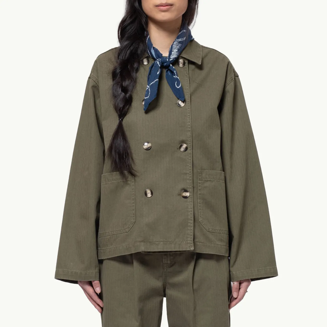 Bibbi Workwear Jacket - Olive