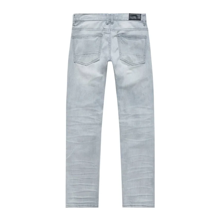 Big and Tall - Heavy Rip & Repair Jeans - Light Grey