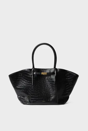 Black Croc New York Bag