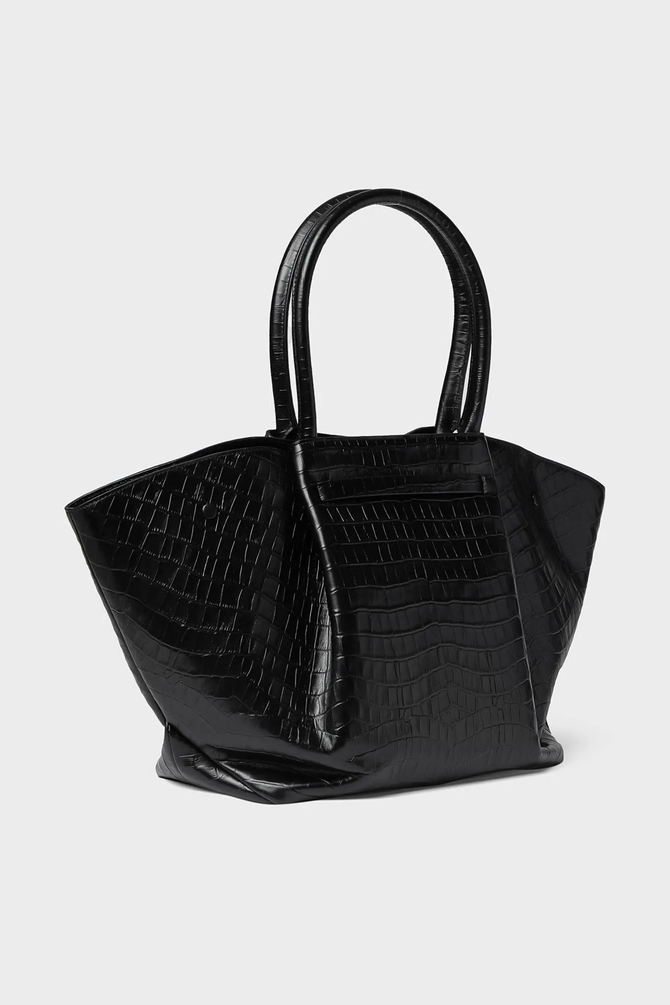 Black Croc New York Bag