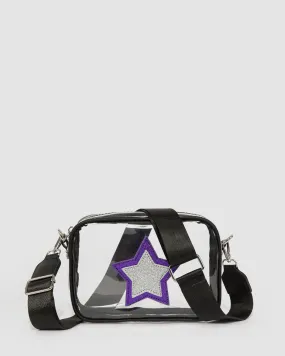 Black Star Selena Clear Crossbody Bag