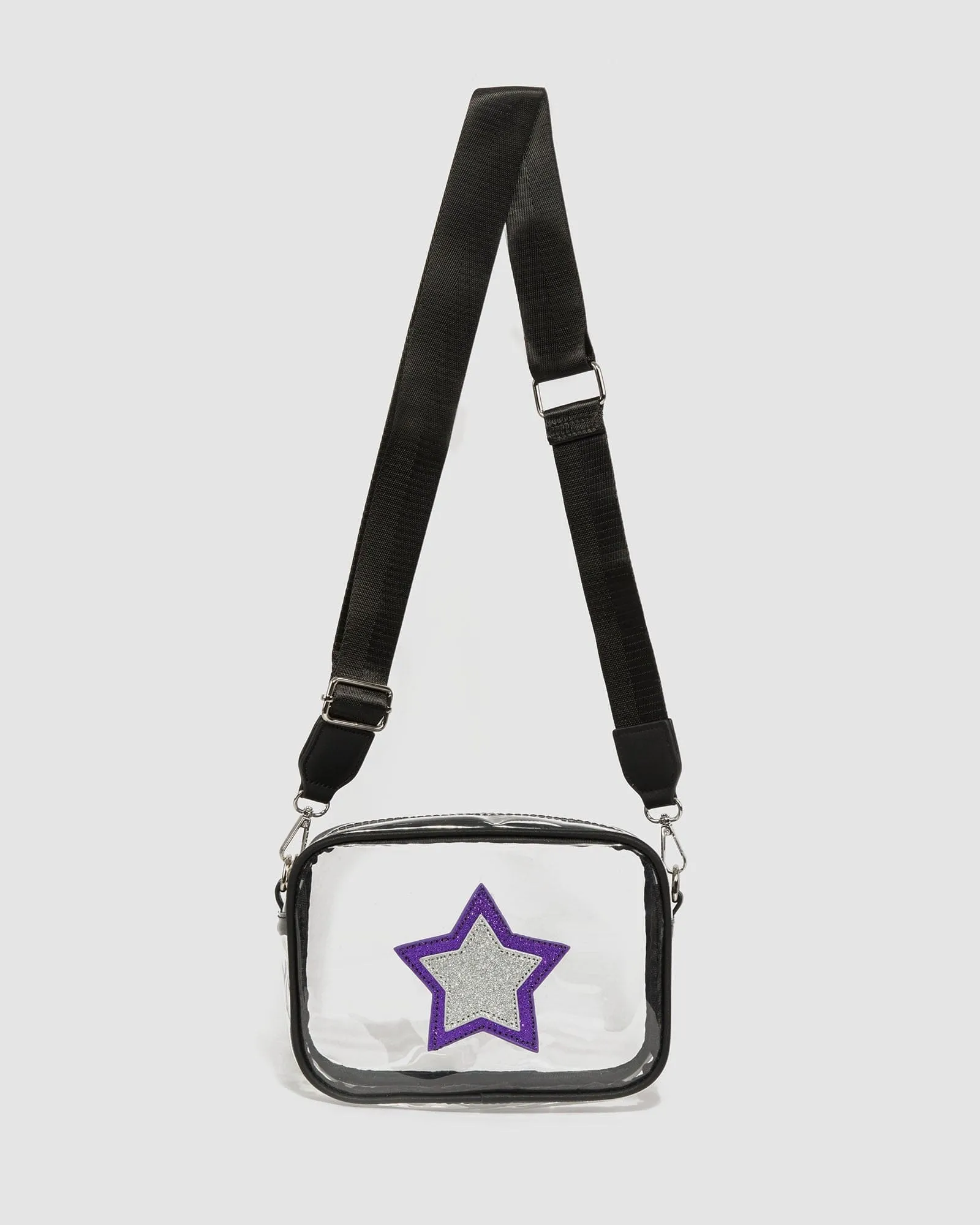 Black Star Selena Clear Crossbody Bag