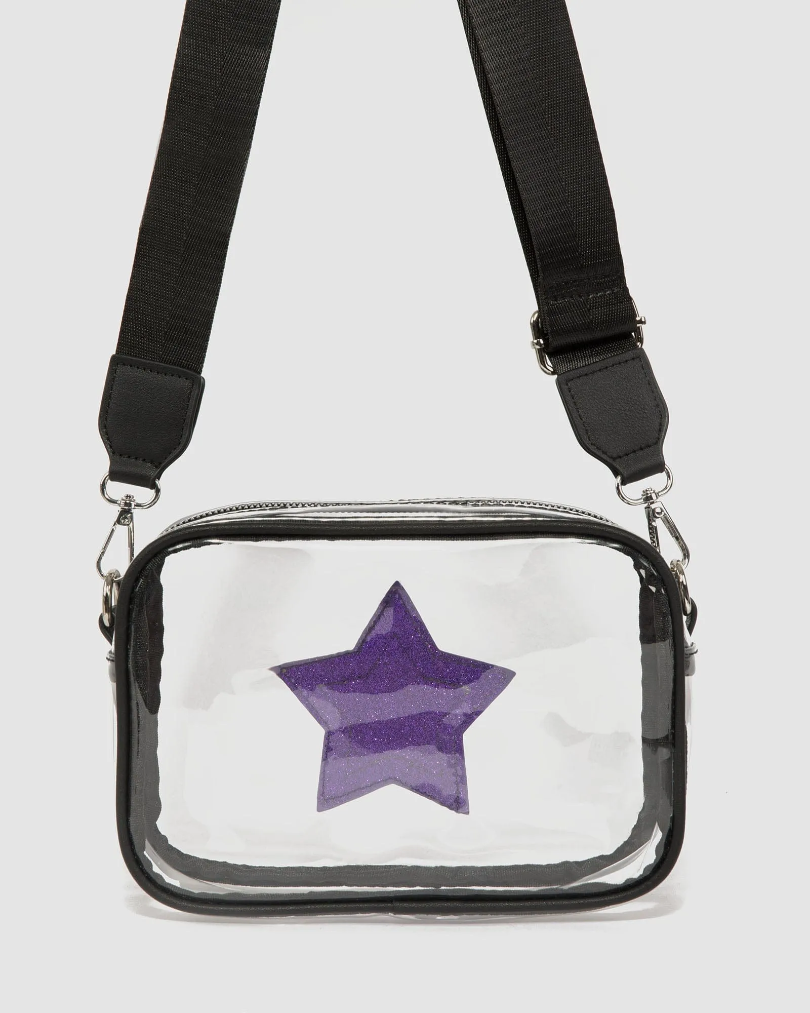 Black Star Selena Clear Crossbody Bag