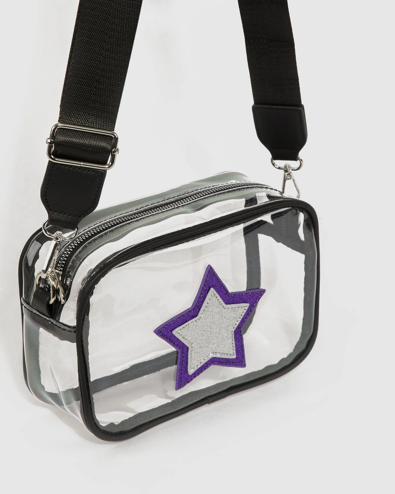 Black Star Selena Clear Crossbody Bag