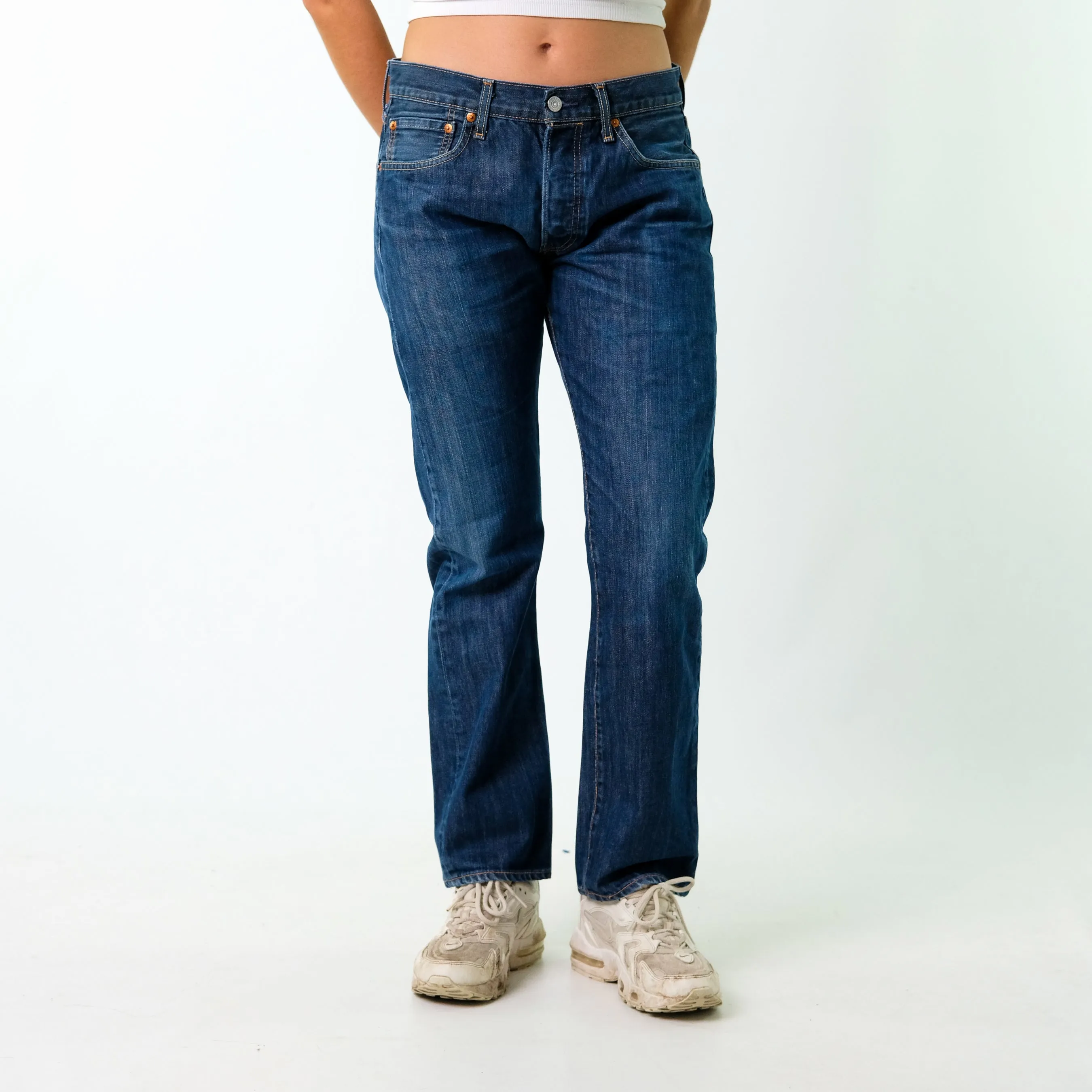 Blue y2ks Levi's Denim Jeans Baggy Pants (31x30)