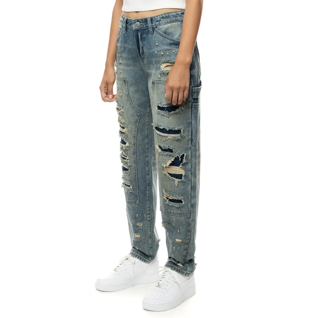 Boyfriend Carpenter Jeans - Glen Blue