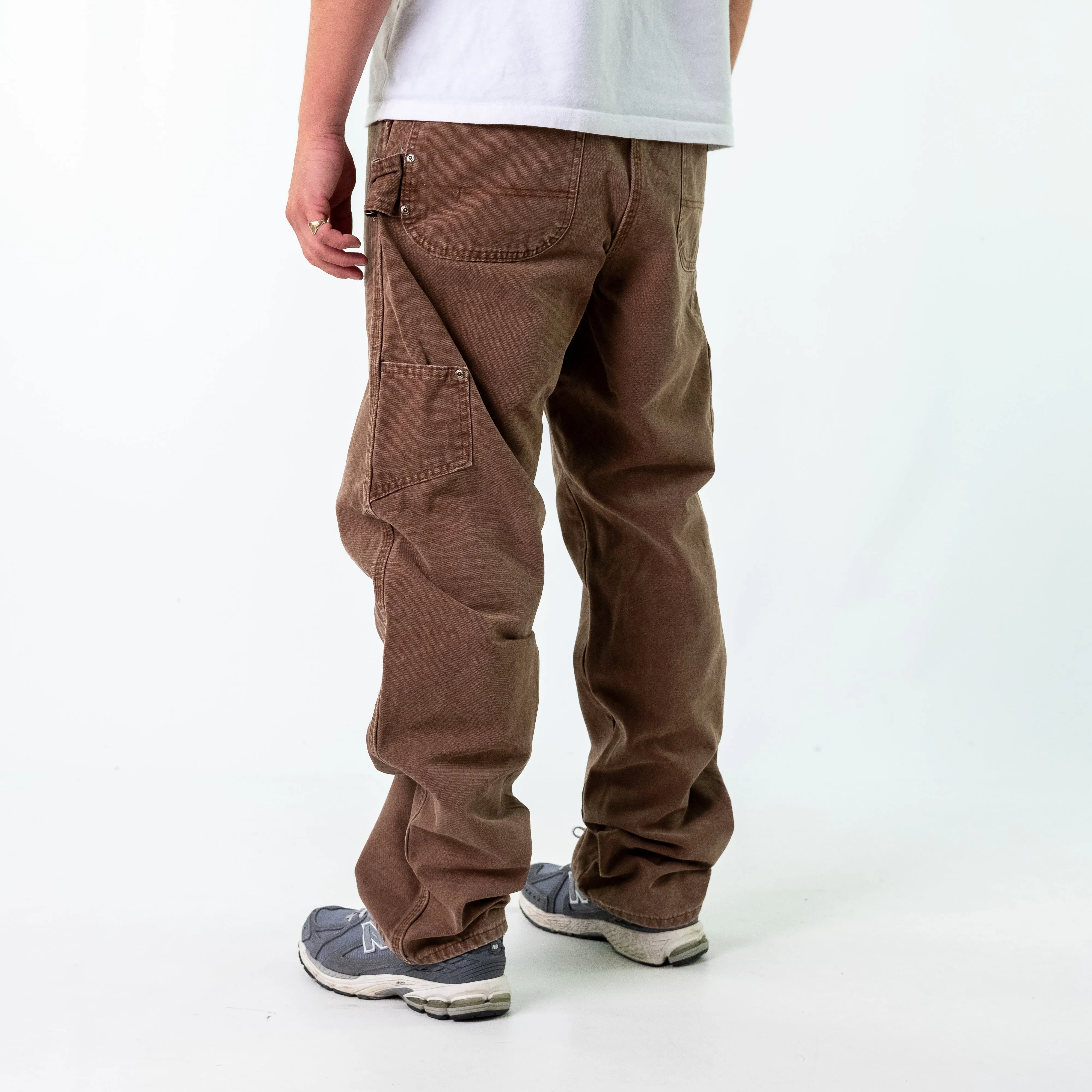 Brown y2ks Dickies Denim Carpenter Jeans Baggy Pants (36x34)