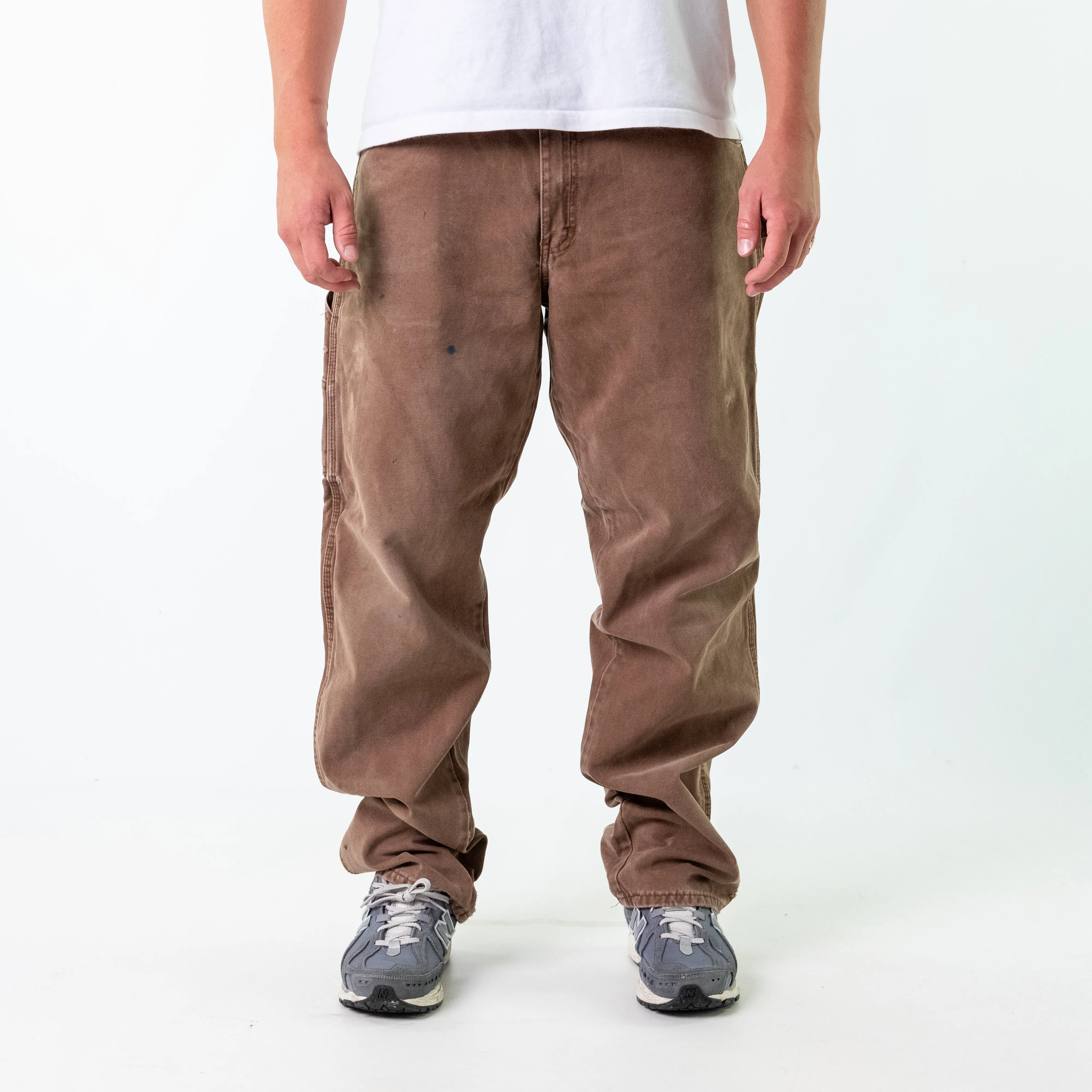 Brown y2ks Dickies Denim Carpenter Jeans Baggy Pants (36x34)