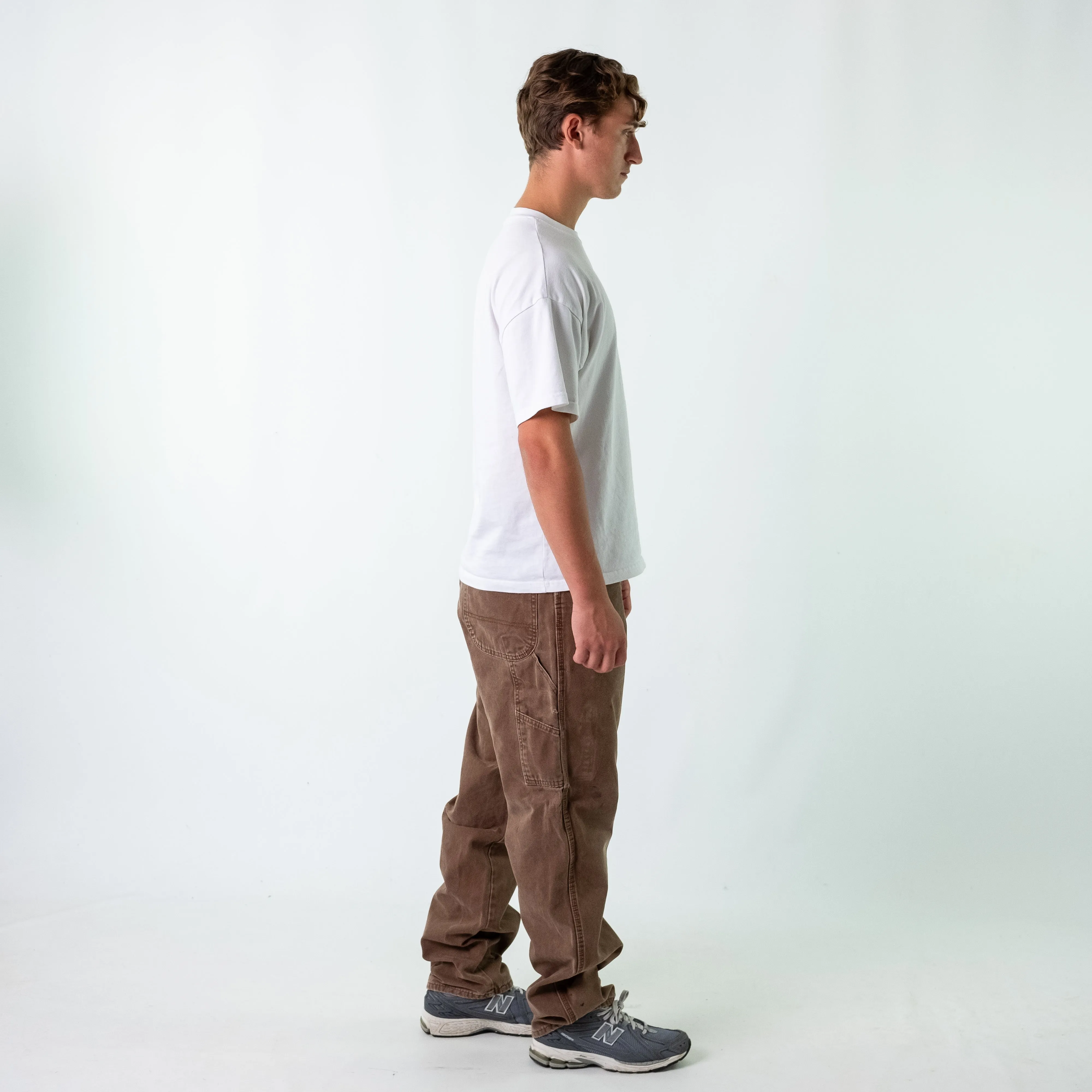 Brown y2ks Dickies Denim Carpenter Jeans Baggy Pants (36x34)