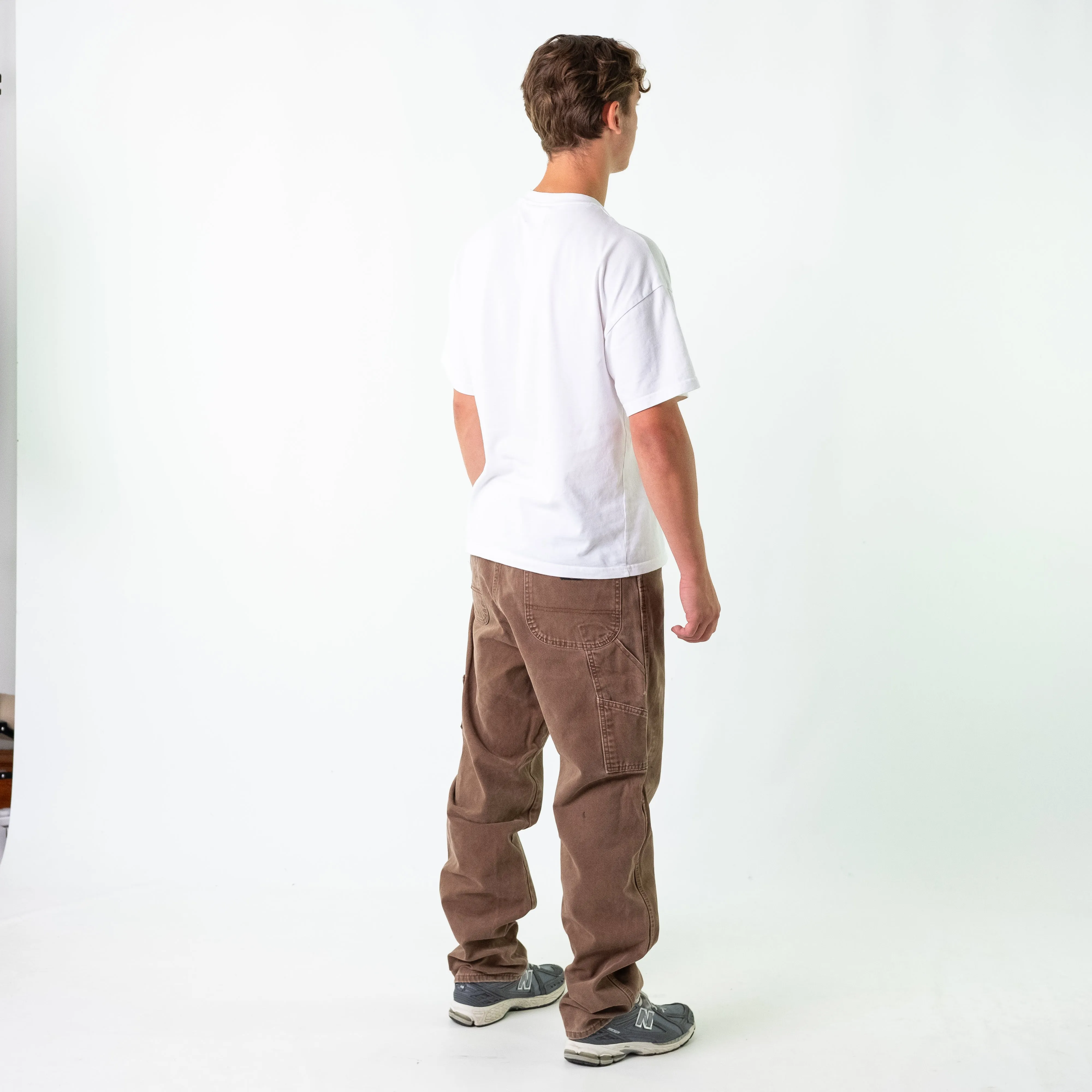 Brown y2ks Dickies Denim Carpenter Jeans Baggy Pants (36x34)