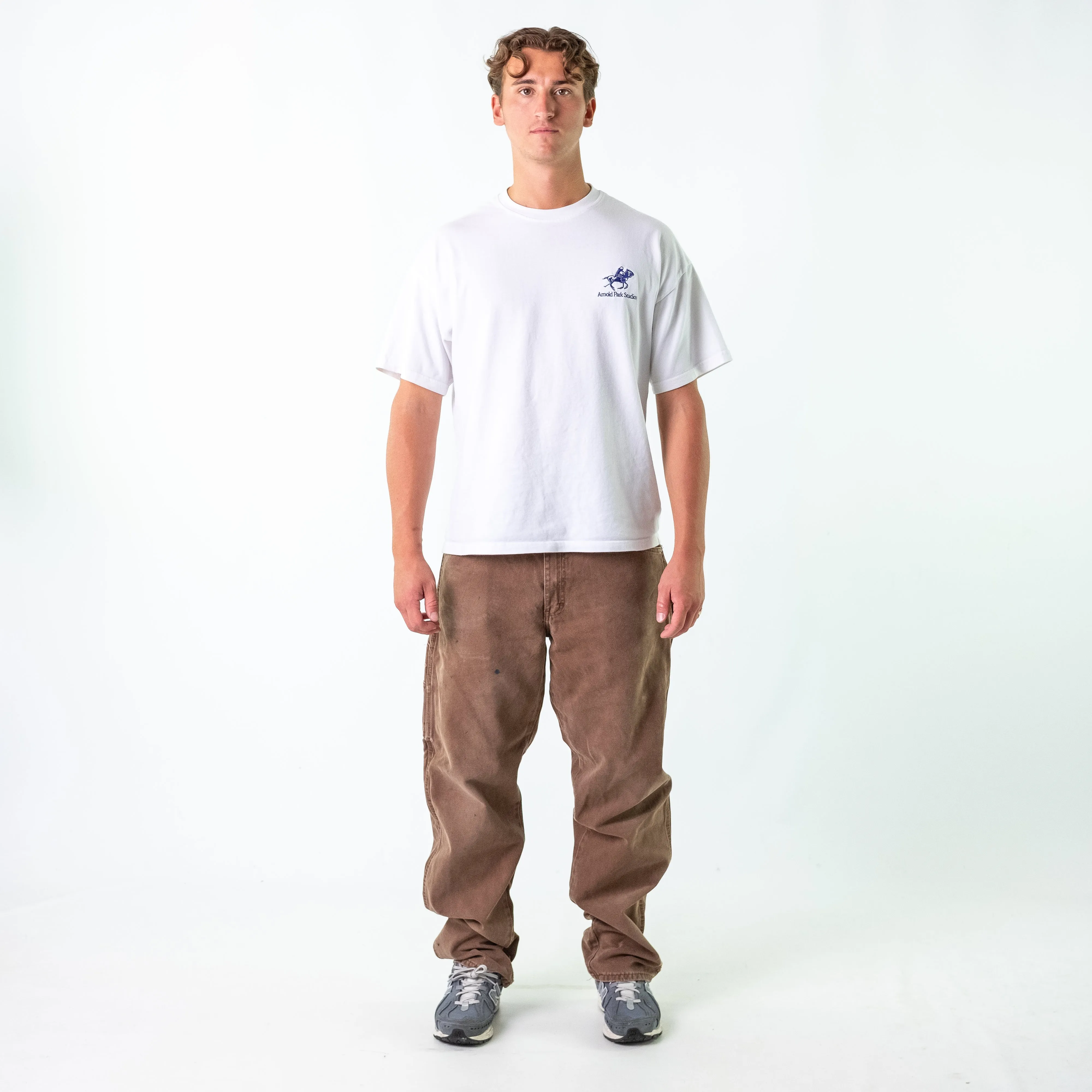 Brown y2ks Dickies Denim Carpenter Jeans Baggy Pants (36x34)