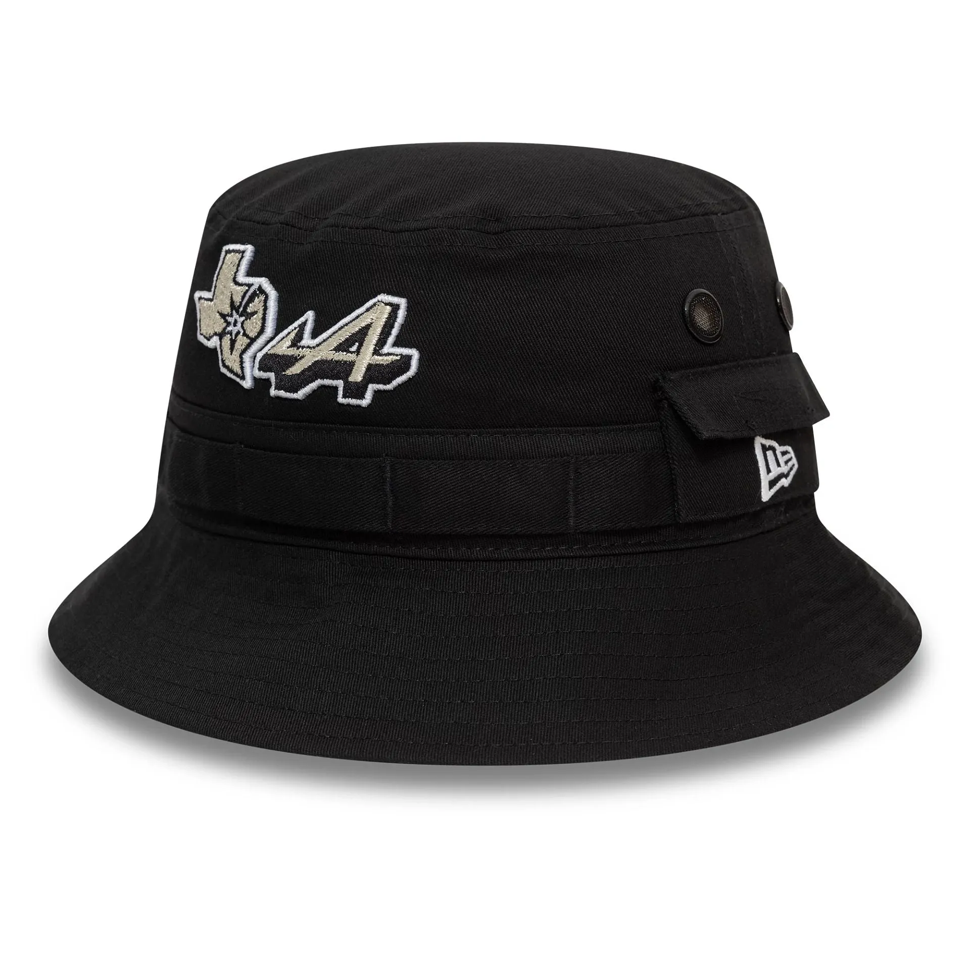 BTW Alpine F1 Racing x San Antonio Spurs Black Adventure Bucket Hat