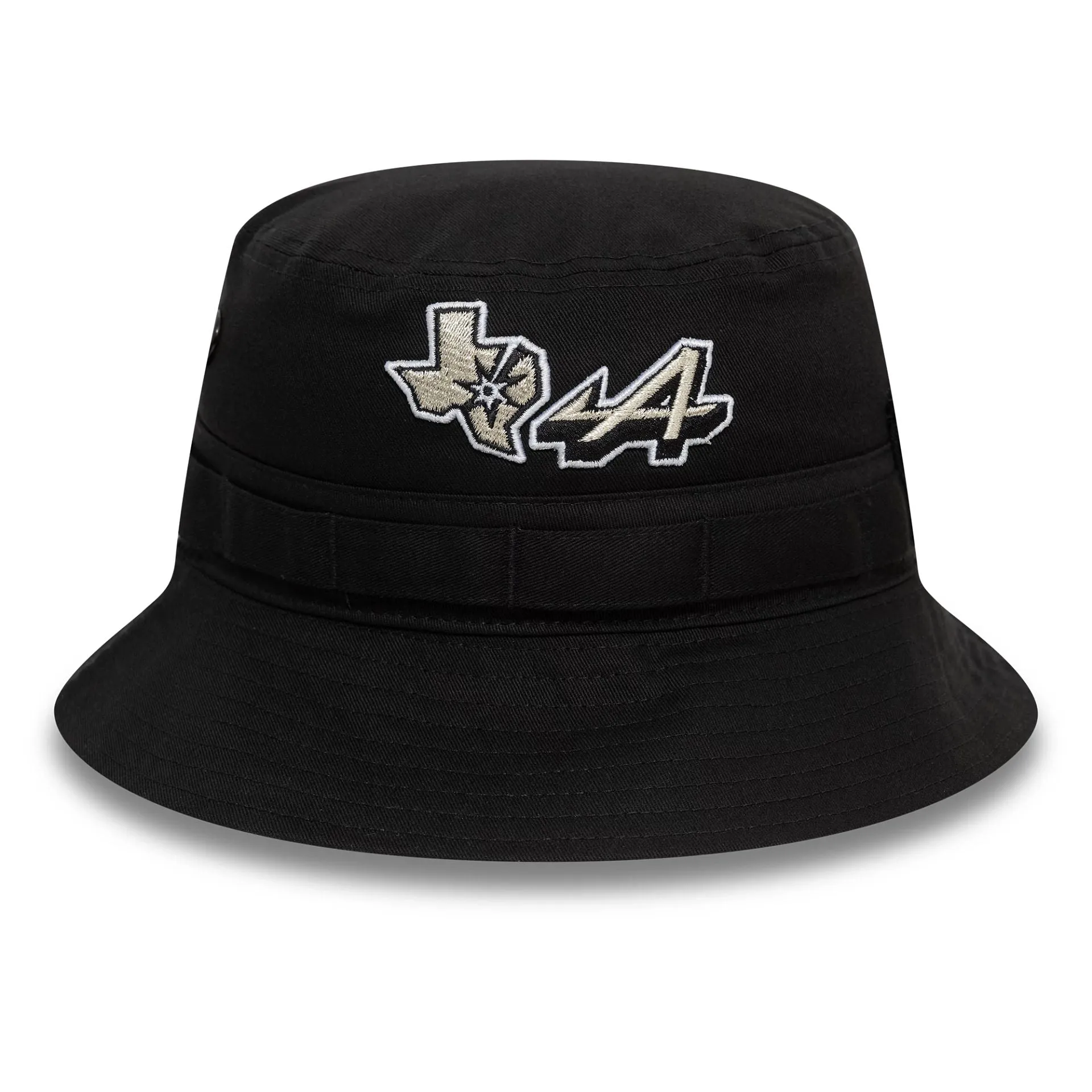 BTW Alpine F1 Racing x San Antonio Spurs Black Adventure Bucket Hat