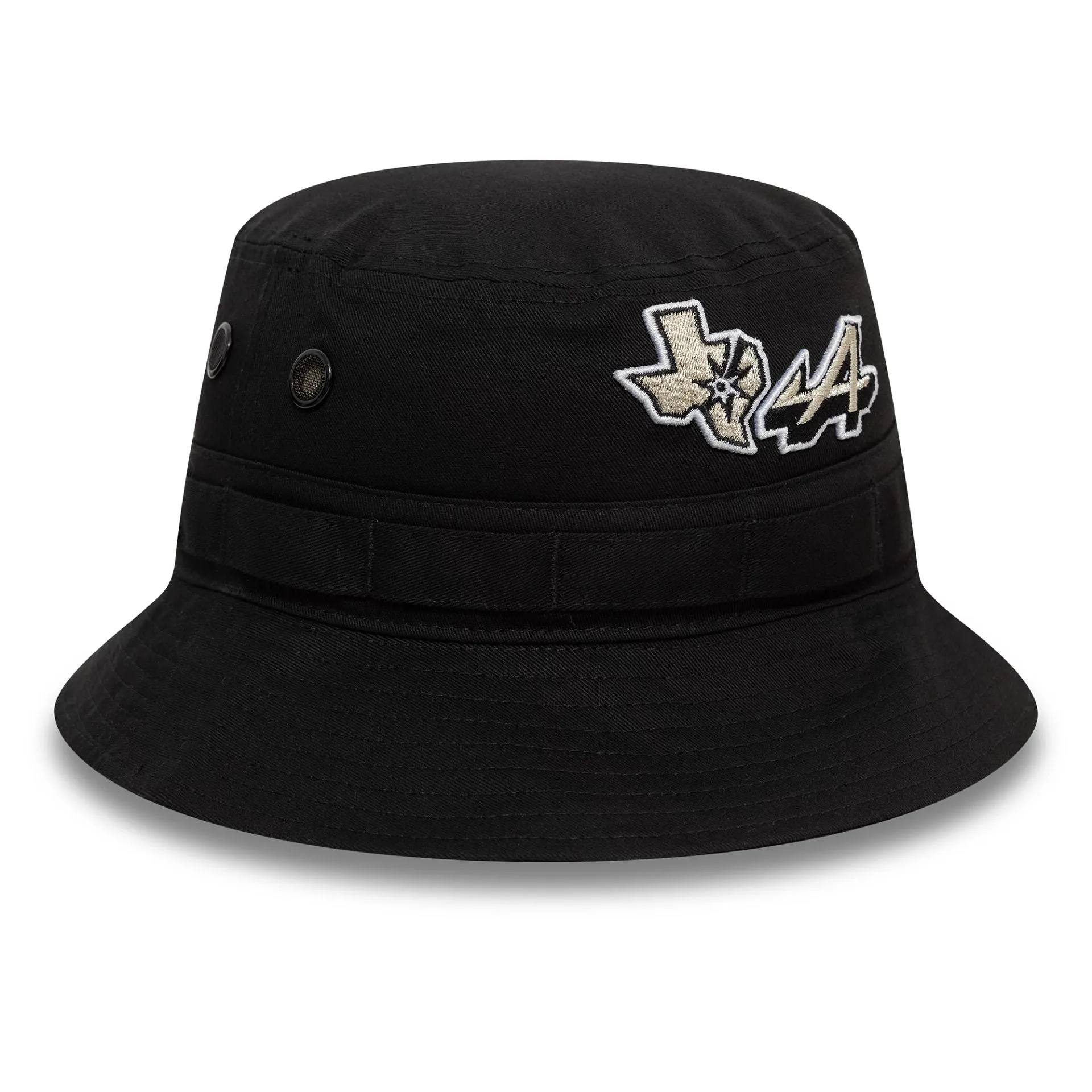 BTW Alpine F1 Racing x San Antonio Spurs Black Adventure Bucket Hat