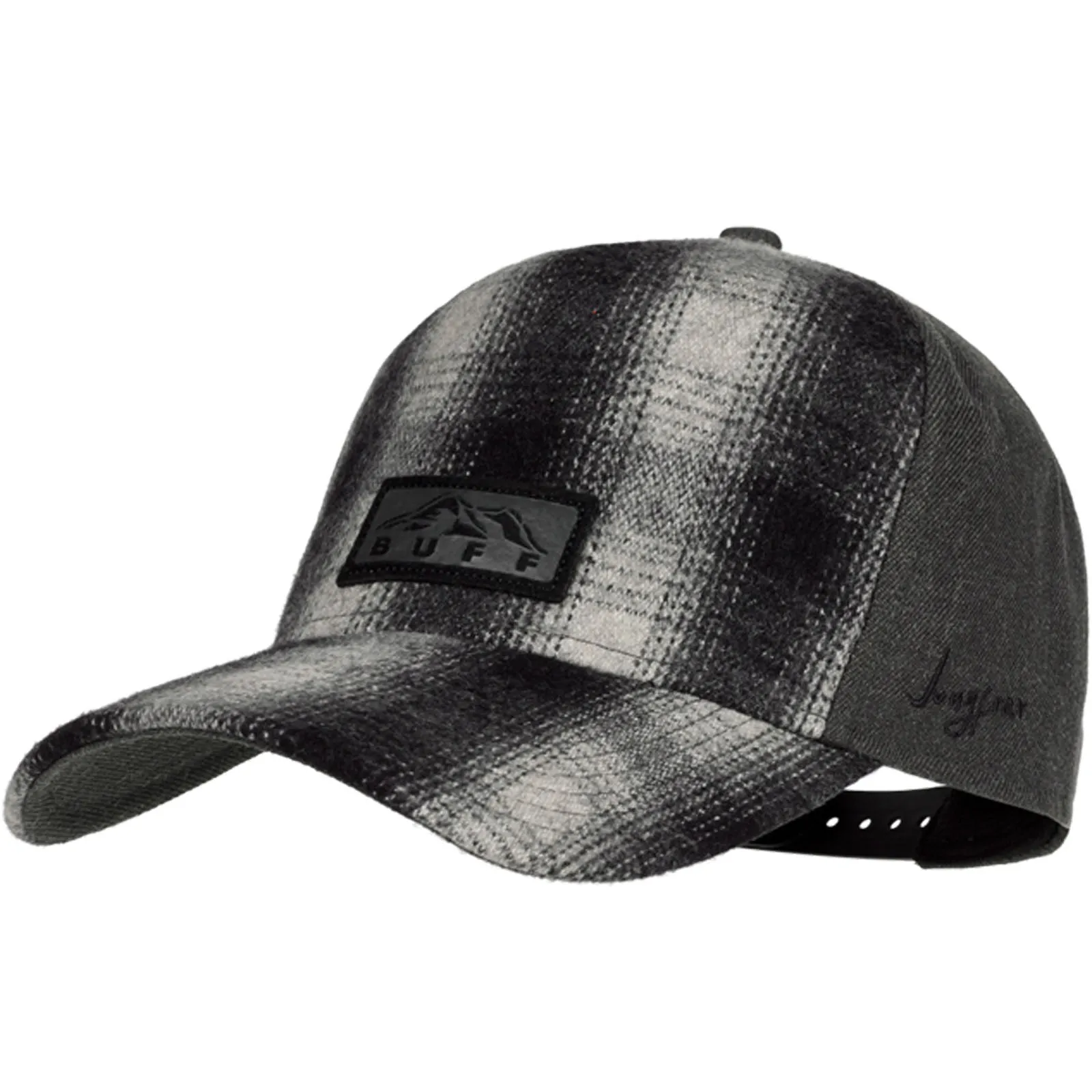 Buff Unisex Ultrastretch Snapback Cap Hat - Black