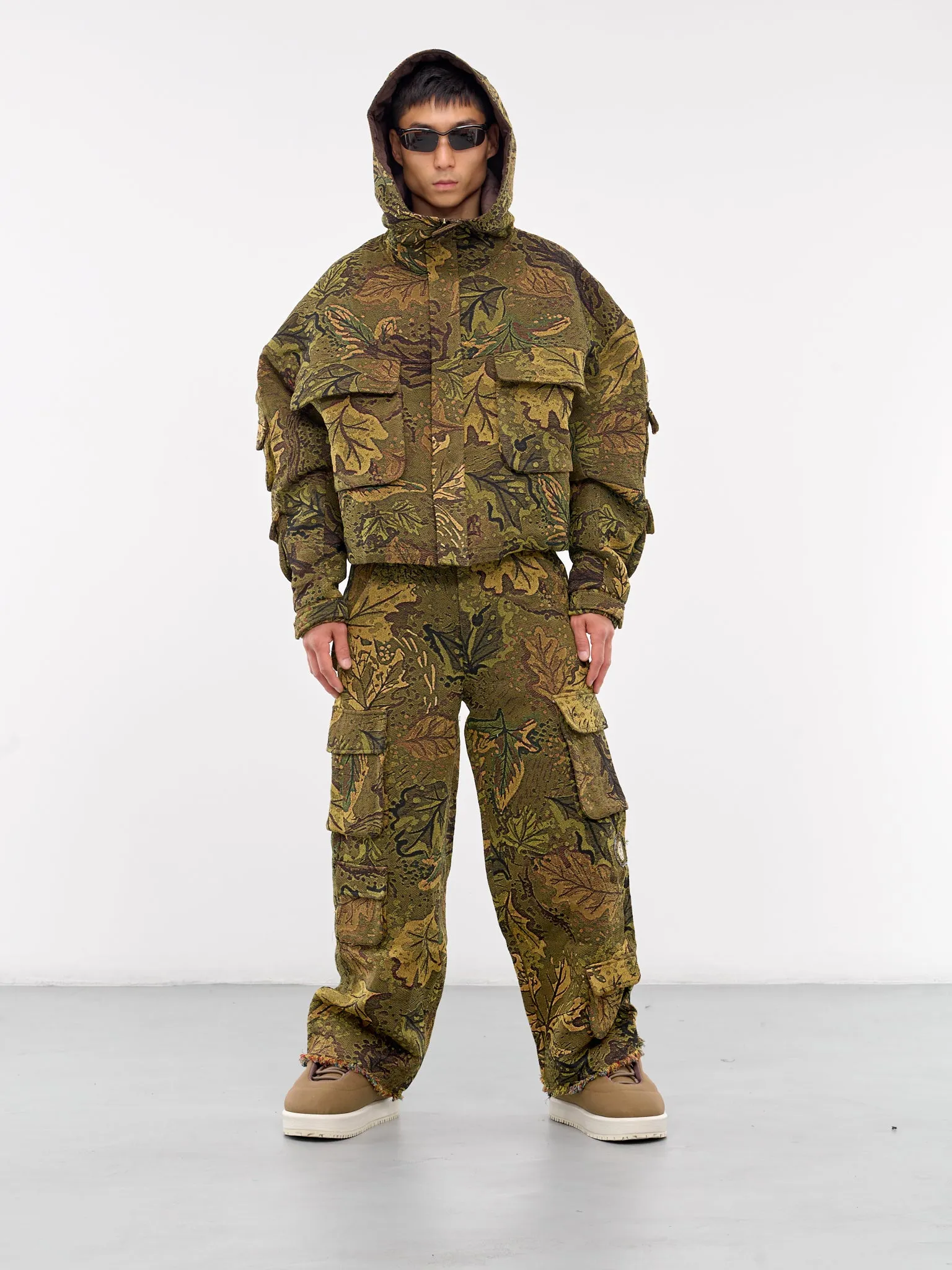 Camouflage Jacquard Jacket (CAMOUFLAGE-JACQUARD-JACKET-GRE)