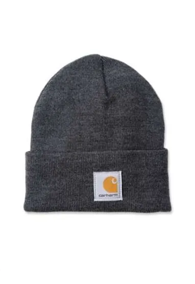 Carhartt Acrylic Watch Hat: Coal Heather