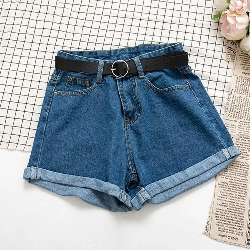 Casual Women Denim Shorts High Waist Jeans Shorts Ladies Bottom