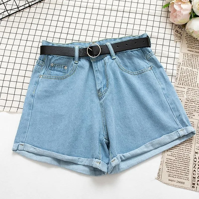 Casual Women Denim Shorts High Waist Jeans Shorts Ladies Bottom