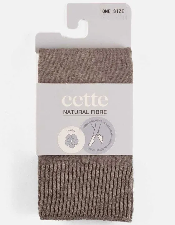 Cette Linen Socks 290-12 Excalibur