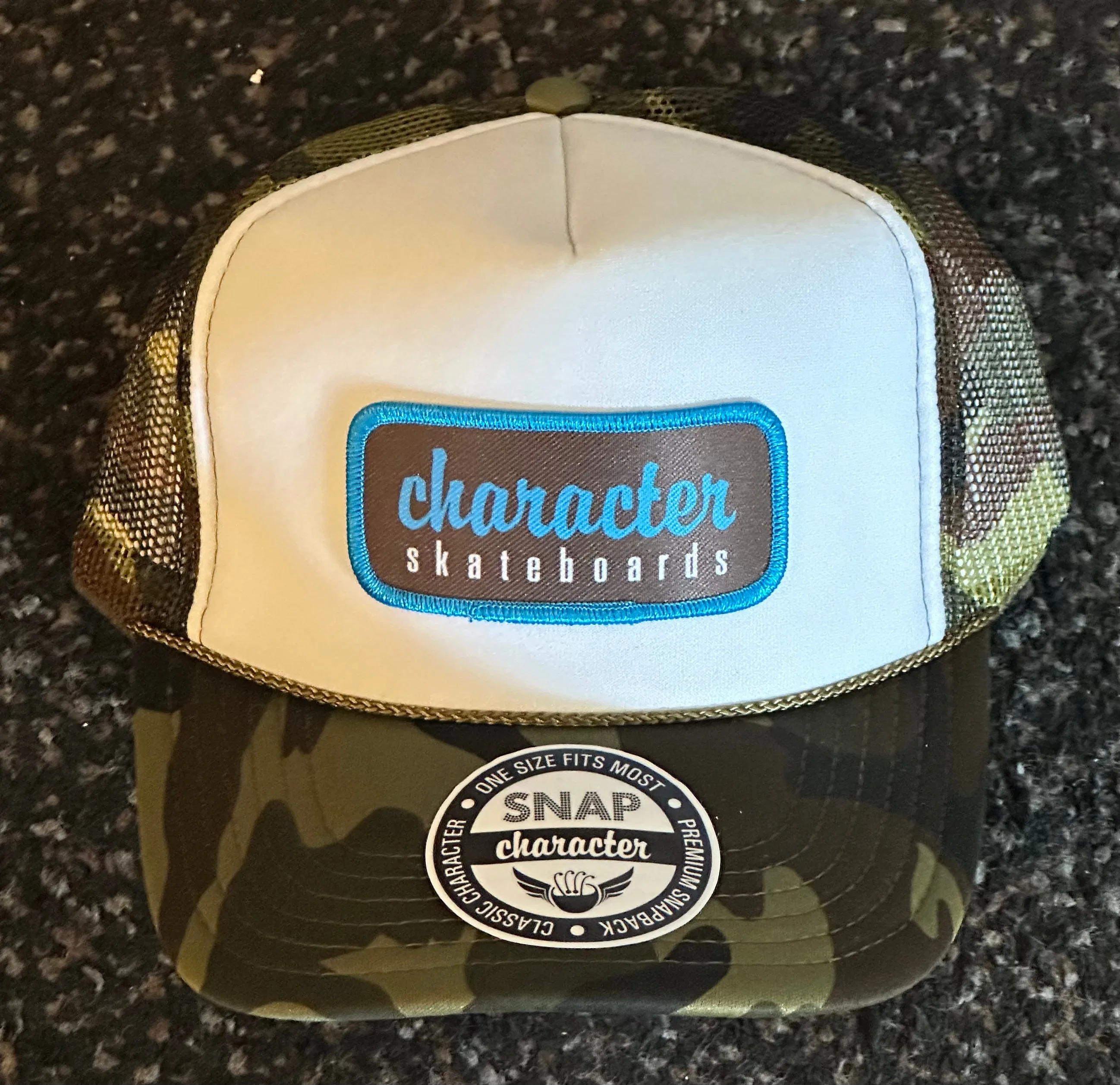 Character - Snapback Hat (Camo/White)