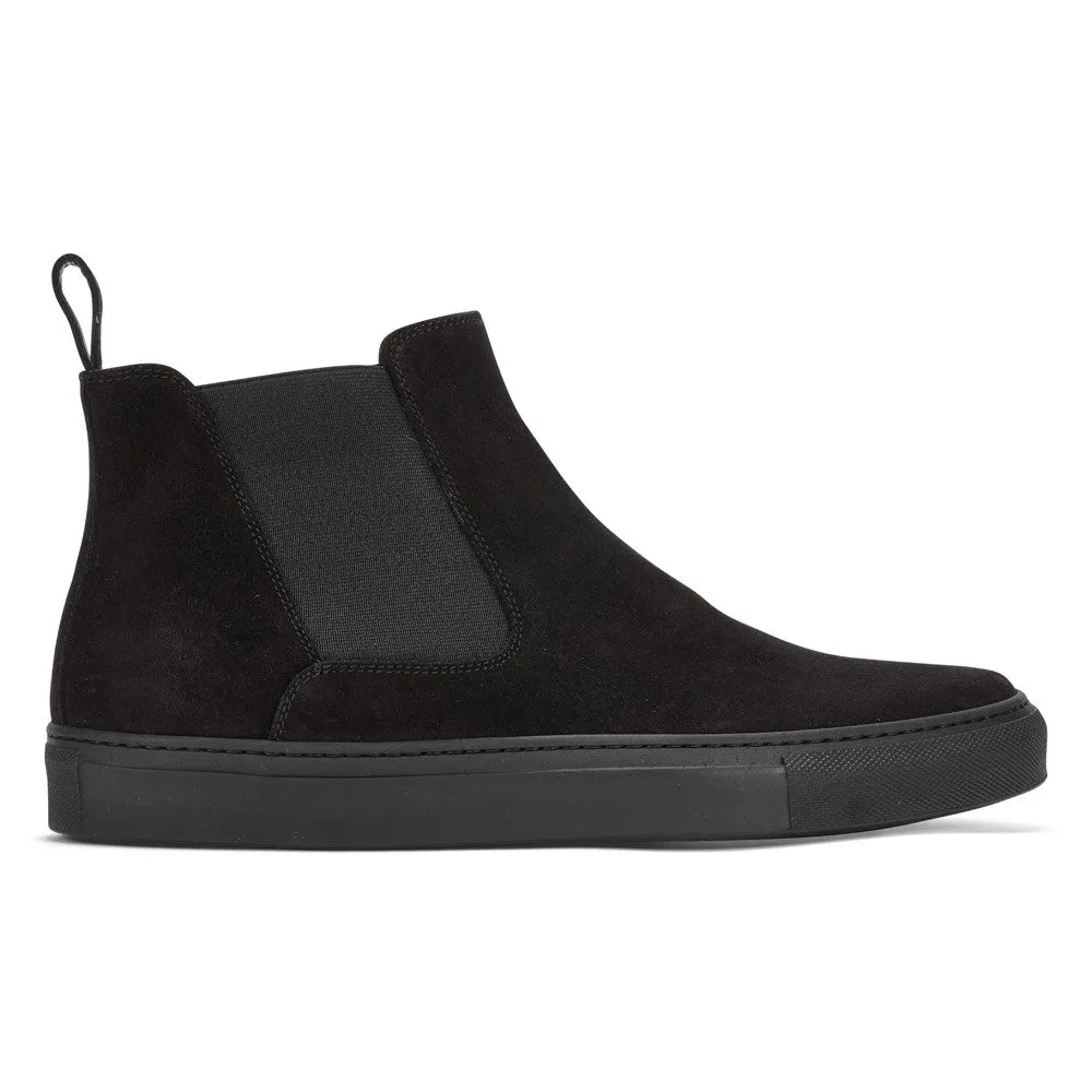 CHELSEA SNEAKER | BLACK SUEDE