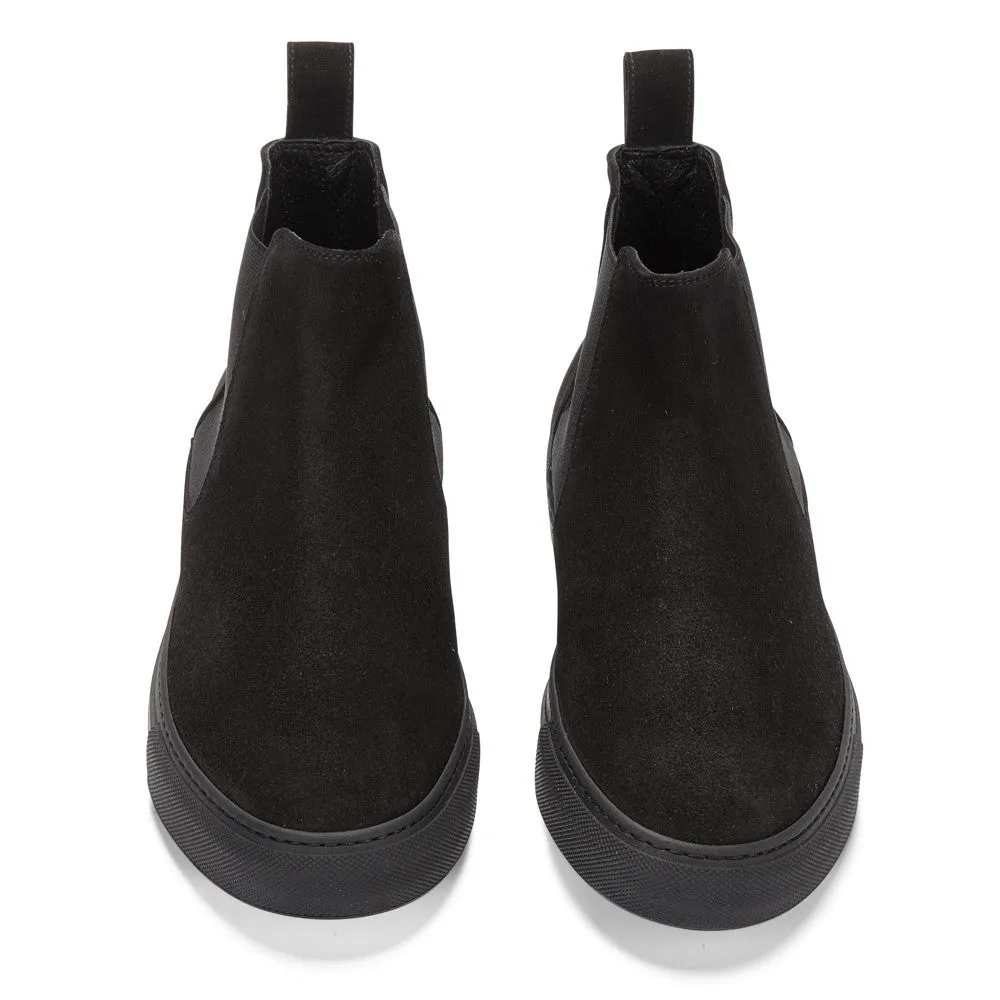 CHELSEA SNEAKER | BLACK SUEDE