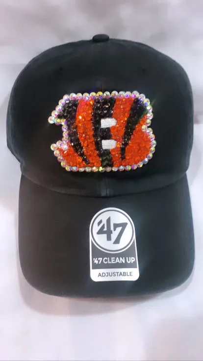 Cincinnati Bengals 47CleanUp Bedazzled Adjustable Hat