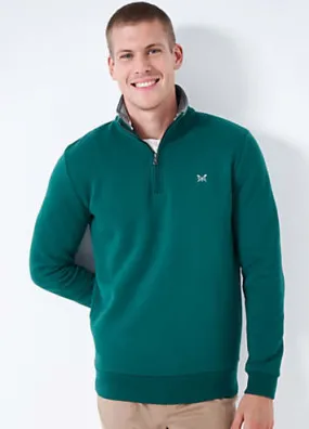 Classic Half Zip Sweatshirt by Crew Clothing Company | Look Again