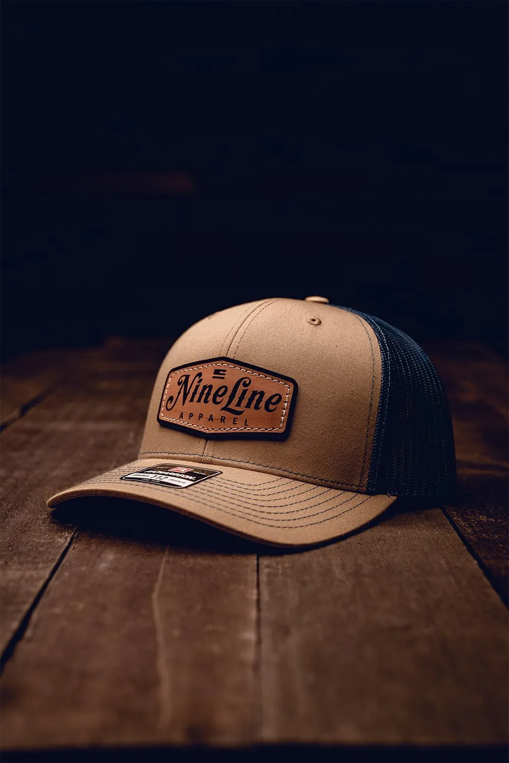 Classic Leather Patch Hat by Richardson