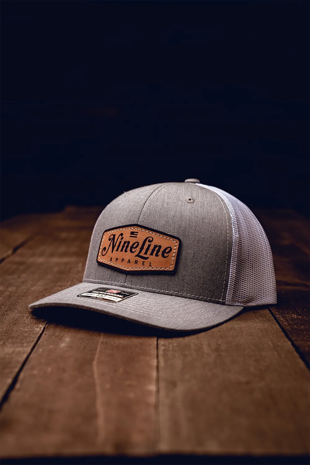 Classic Leather Patch Hat by Richardson