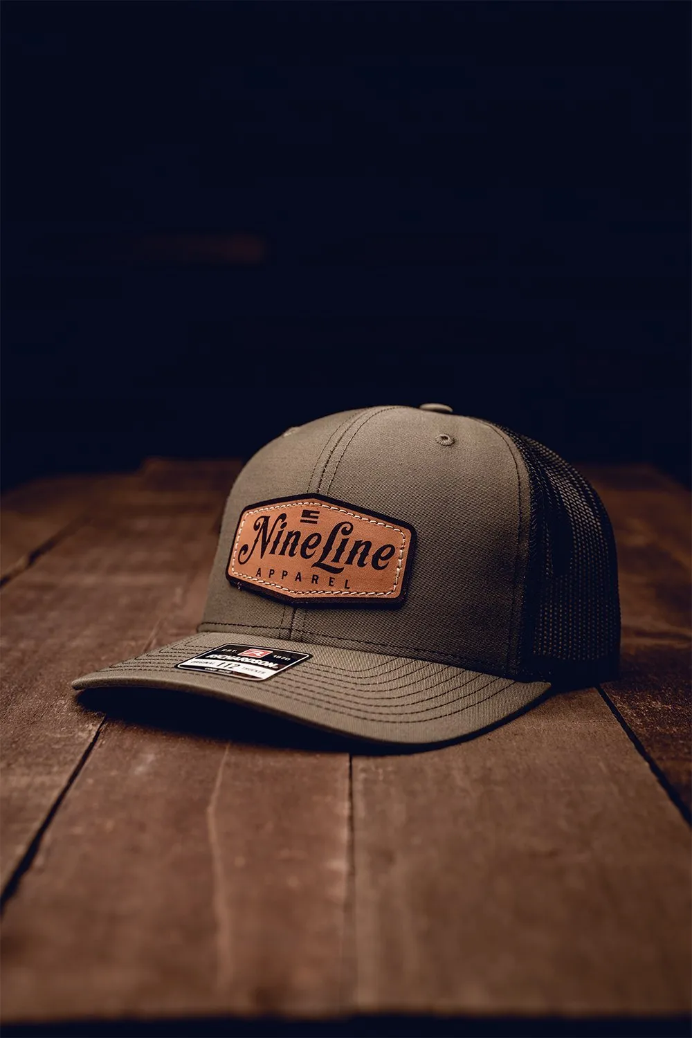 Classic Leather Patch Hat by Richardson