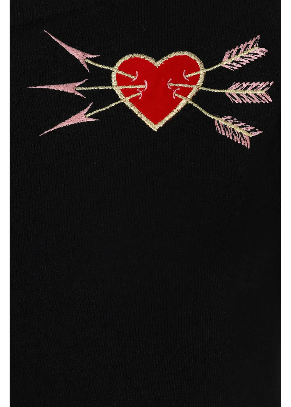 Collectif Chris Love Struck Top Black