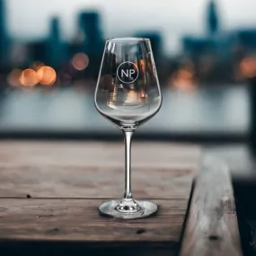 Customisable Wine Glass with Initial - Engraved Premium Wine Glasses