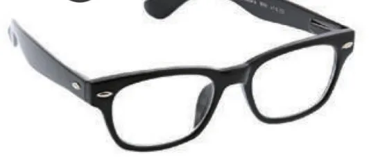 D Peepers Men's Reader Glasses - Clark Focus/Black