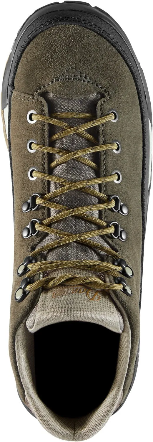 Danner Mens Panorama Mid 6in Black Olive Suede Hiking Boots