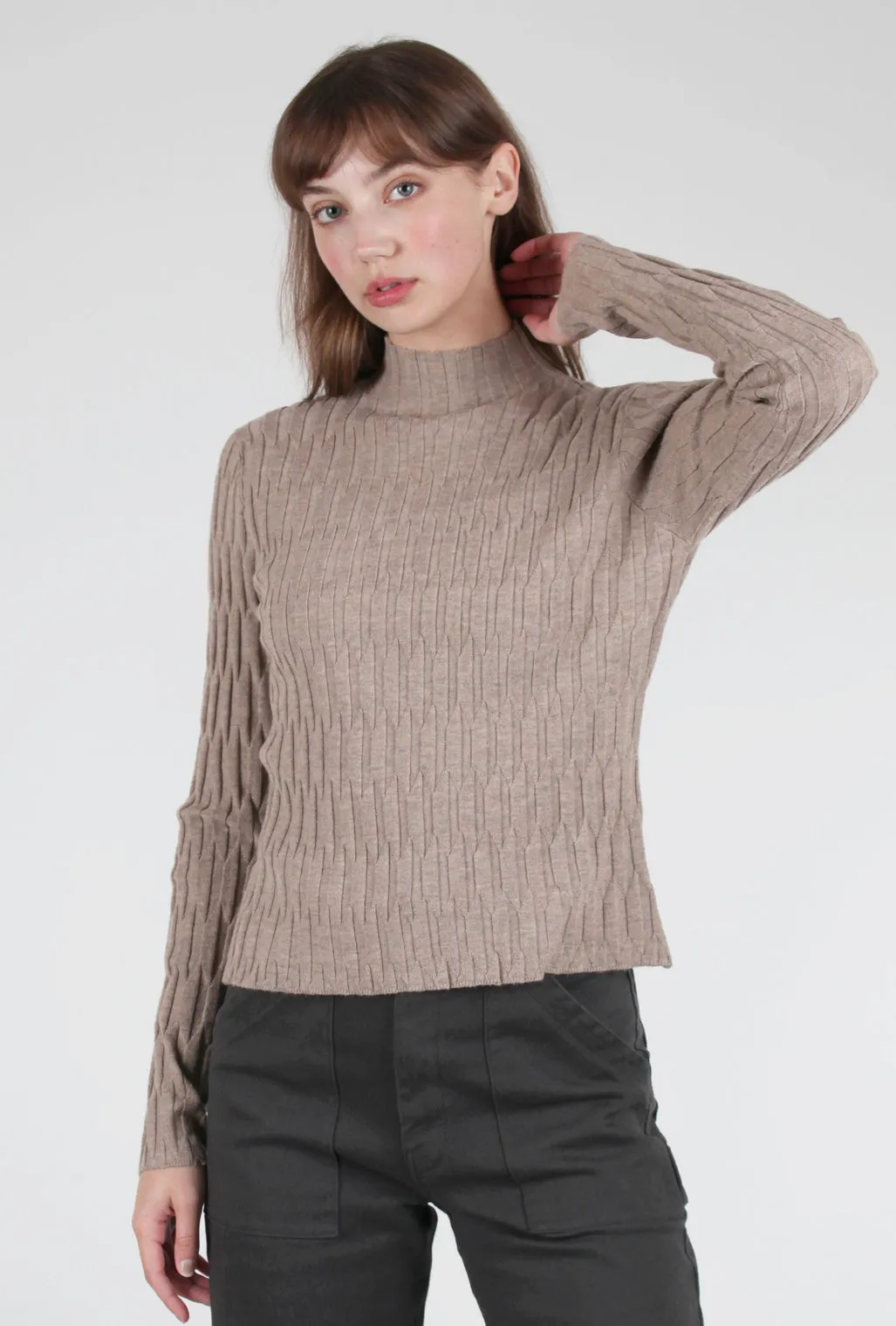 Daza Sweater, Taupe