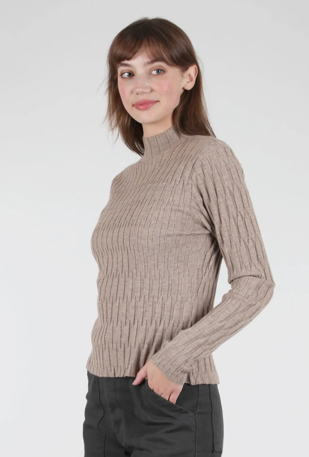 Daza Sweater, Taupe